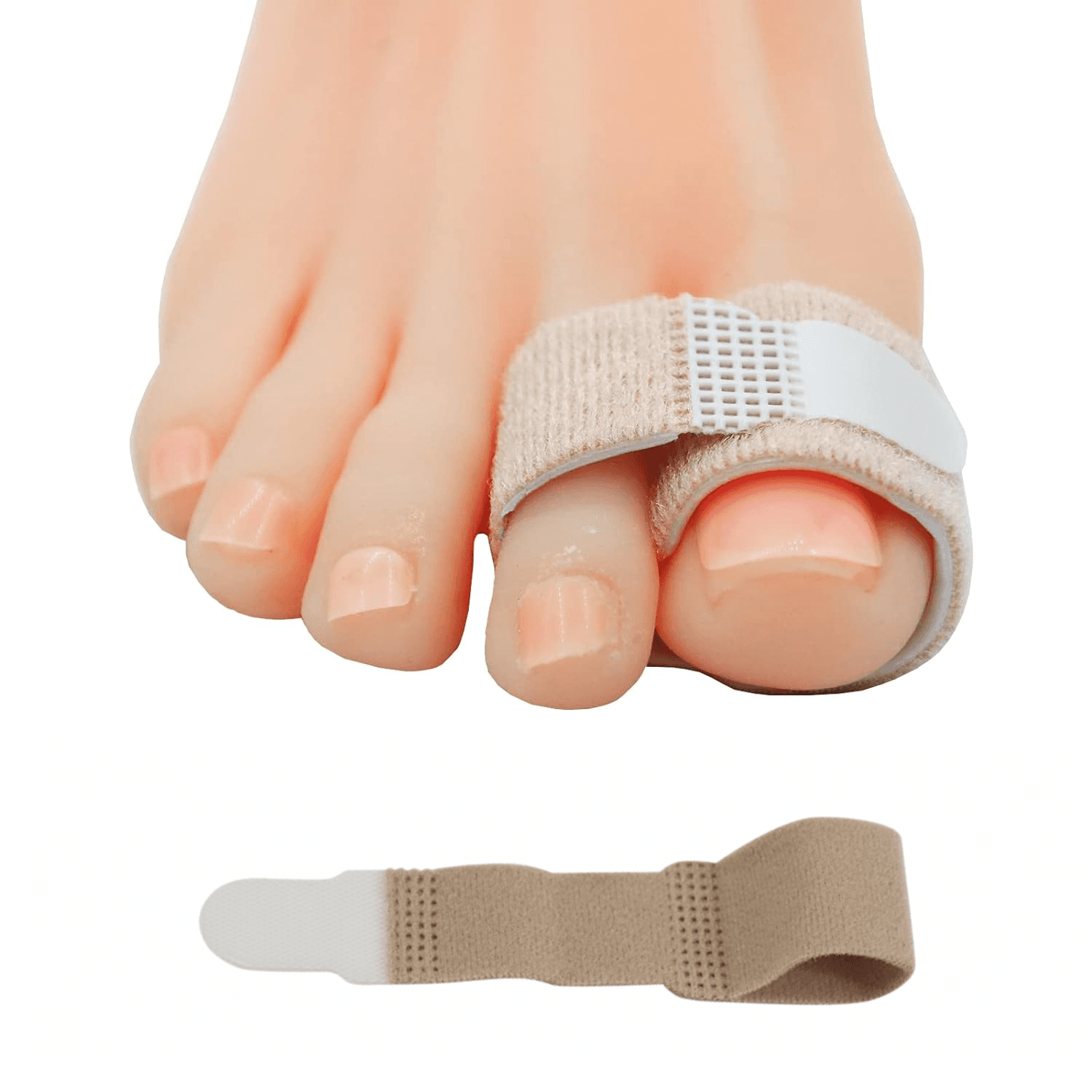 Fabric Hammer Toe Wraps - Correct Overlapping, Crooked, and Curled Toes