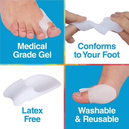 2 Pack Bunion Protector with Attached Toe Separator - 5