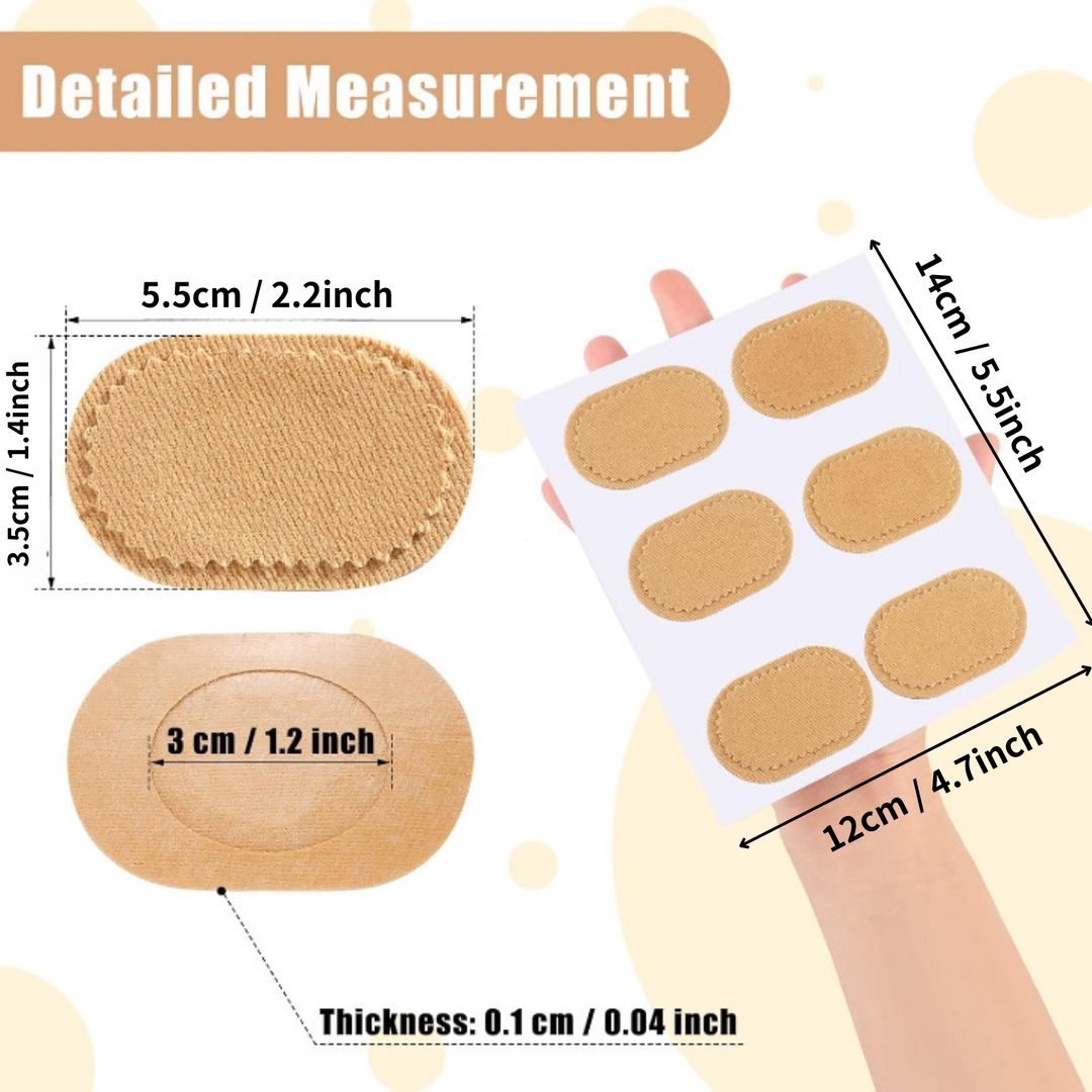 30 Piece Fabric Foot Callus Cushion Toe Pads