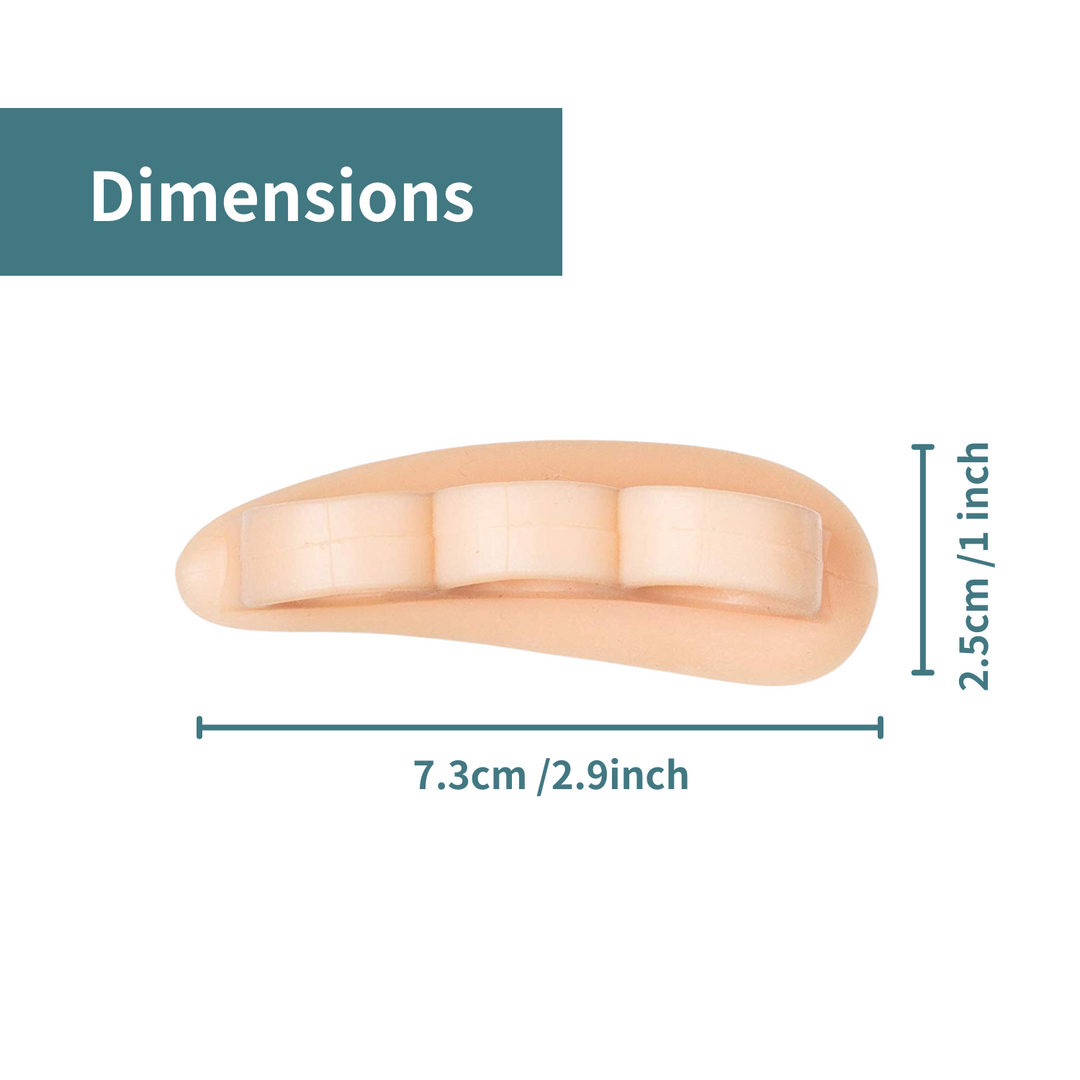 Orthopedic Hammer Toe Corrector - Gel Toe Separators for Overlapping Toes