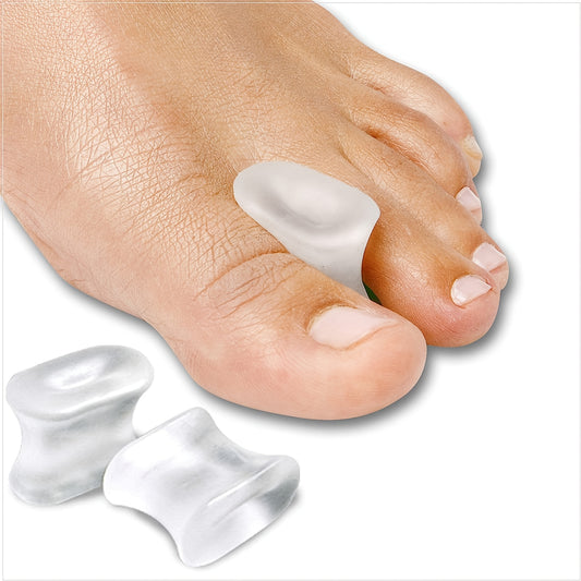 2pcs Gel Separators And Bunion Spacers For Toe Alignment