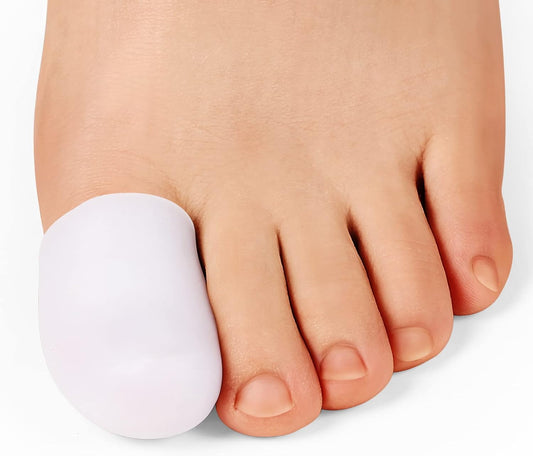 2 Pack SEBS Silicone Toe Cap and Protector - Relief for Toenails, Corns, Blisters, Hammer Toes